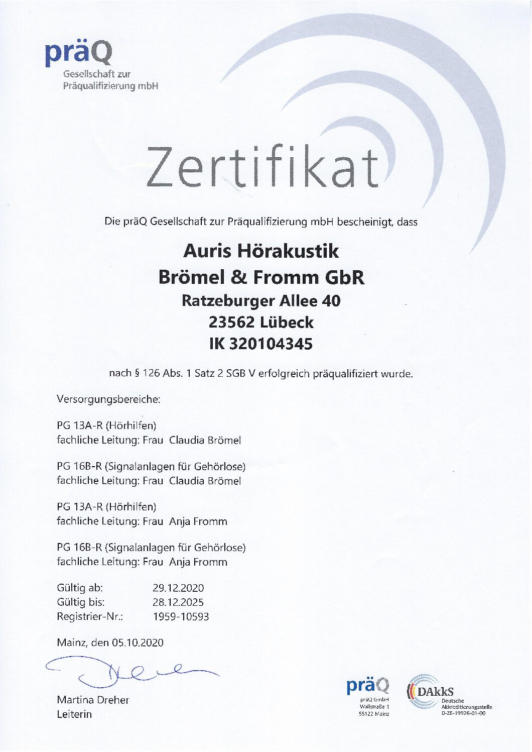 Erfolgreich Präqualifiziert